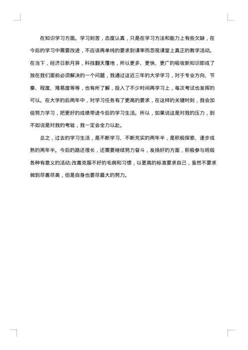 大学生学期个人总结2025年字