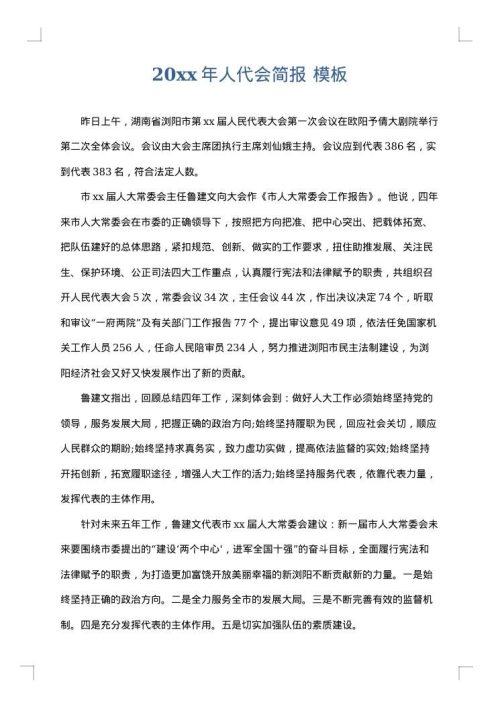 2025年人代会简报