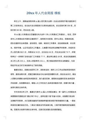 2025年人代会简报