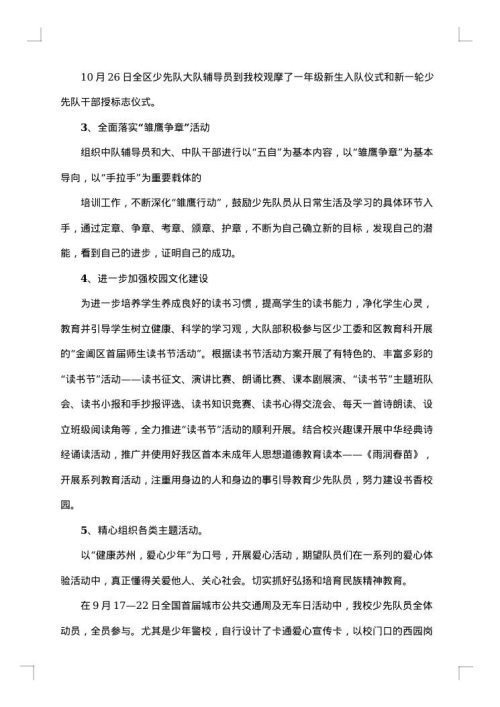 2025年少先队大队工作总结