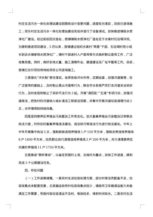 2025年环境工作总结范文