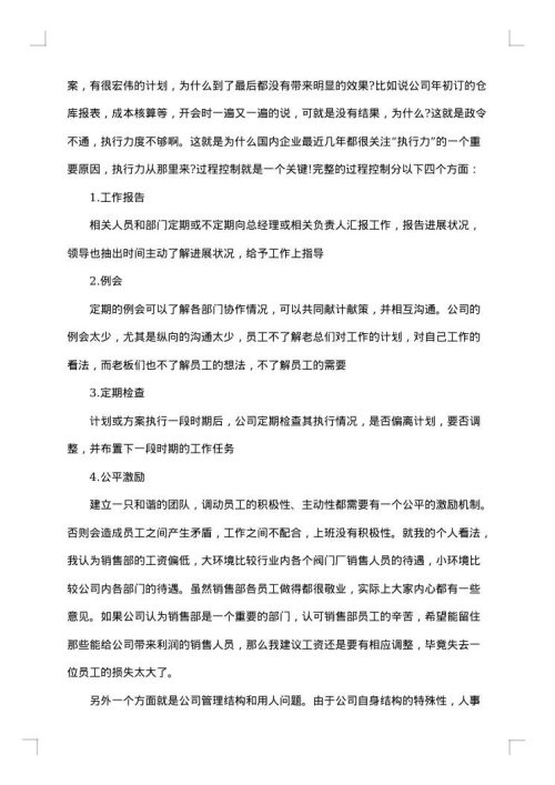 销售经理工作总结和计划