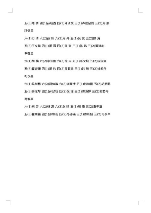 学校表彰决定的范文