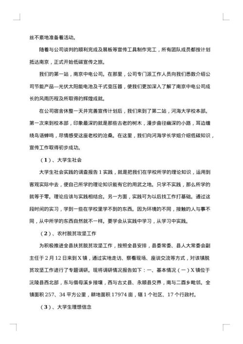 2025年暑期社会实践调查报告