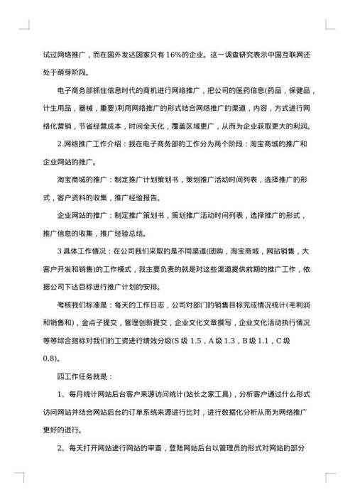 2025年网络推广实习报告