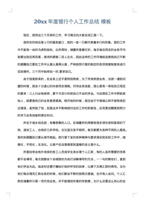 2025年度银行个人工作总结
