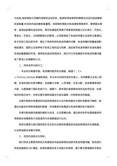 创新项目结题报告范文