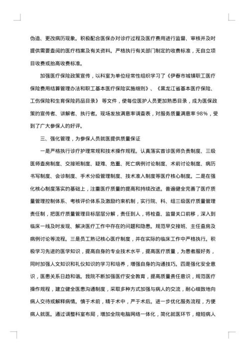 保险自查报告