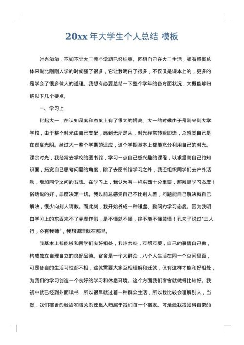 2025年大学生个人总结