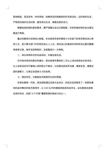 机关总支第×支部保持党员先进性整改方案