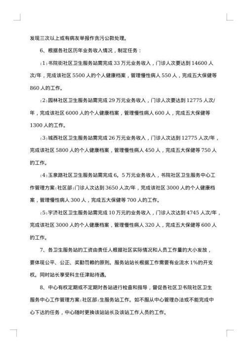 城市社区治理工作方案范文