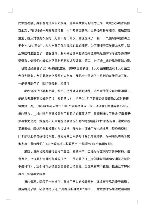 挂职锻炼年终工作总结范文