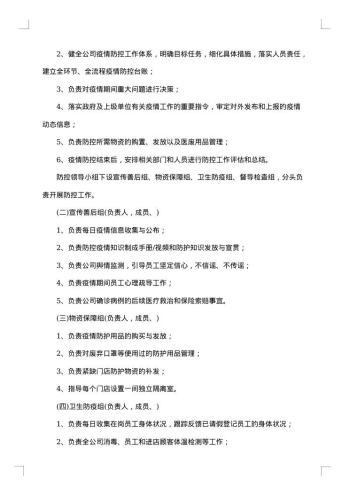 超市整改方案