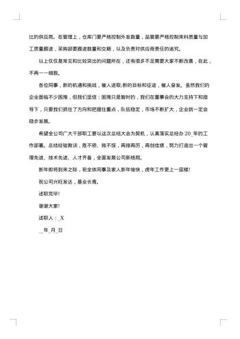 副总经理述职报告范文