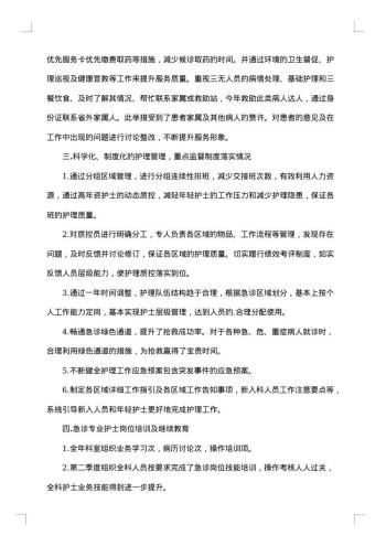 20xx年护士年终报告