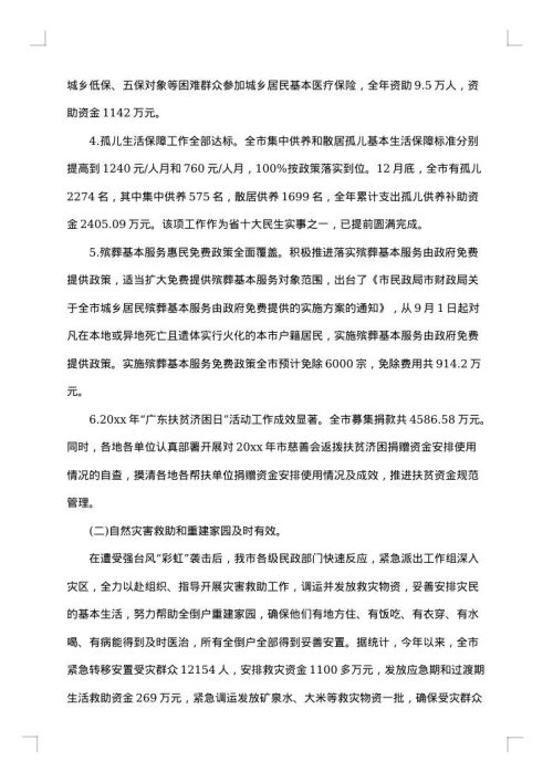 民政局个人工作总结
