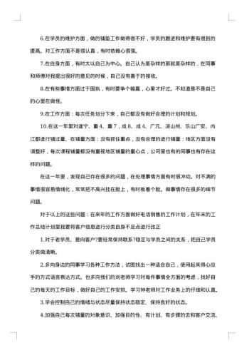 销售员个人工作总结范文