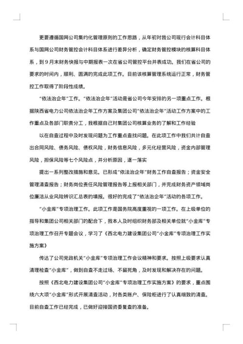 精选财务年度总结