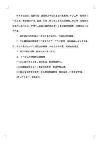 副校长述廉报告范文