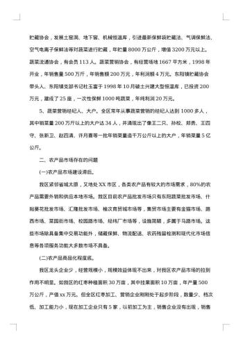 市场调查报告