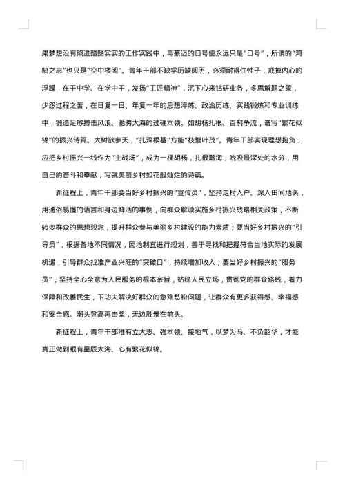 请党放心强国有我学习报告