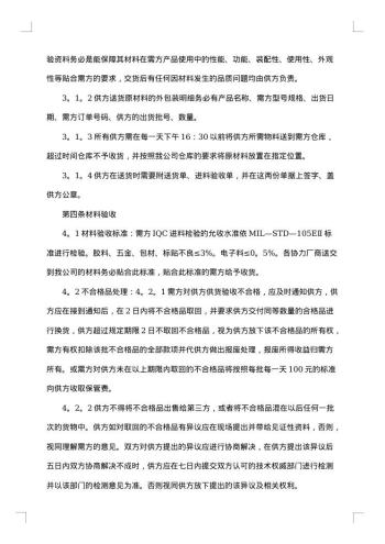 精选供货合同模板锦集