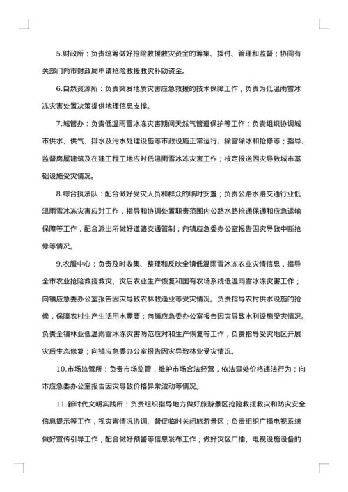 2025年冰冻天气应急预案