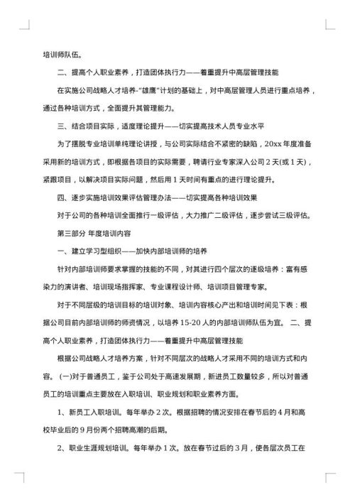 2025年房地产培训计划方案
